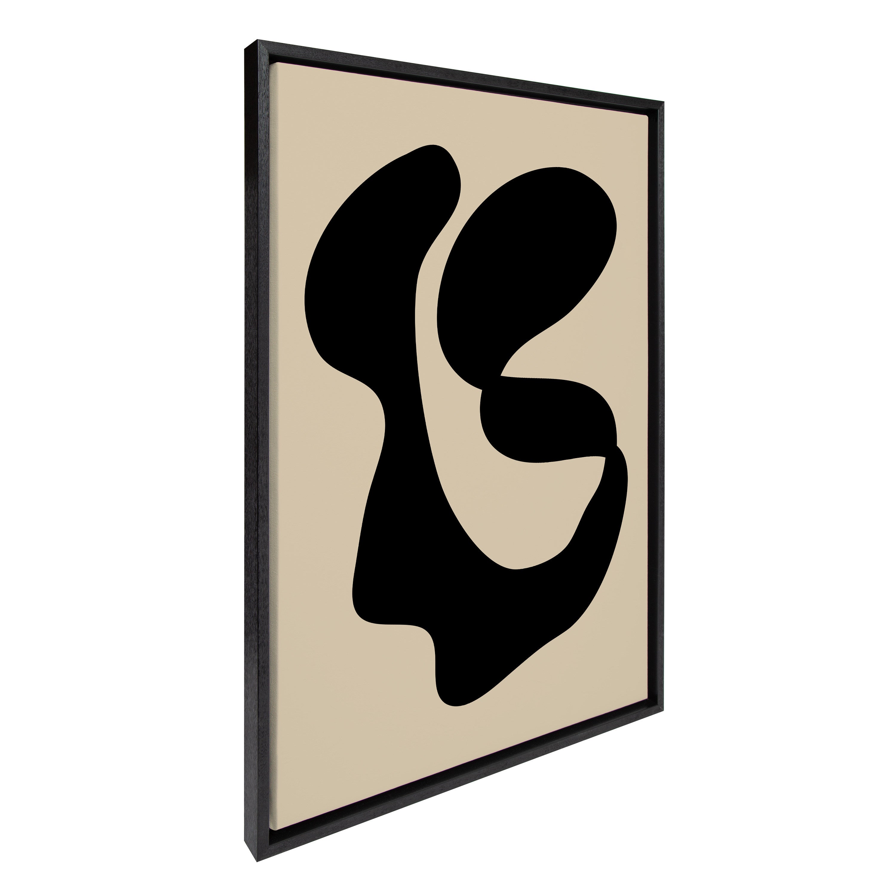 Sylvie Abstract 10 Framed Canvas by Apricot and Birch