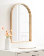 Hutton Wood Framed Arch Mirror