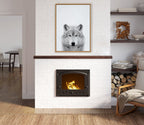 Sylvie Wolf Framed Canvas by Simon Te Tai
