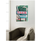 Kick Butt Take Names by Krista V. Allenstein Framed Canvas Wall Art Print