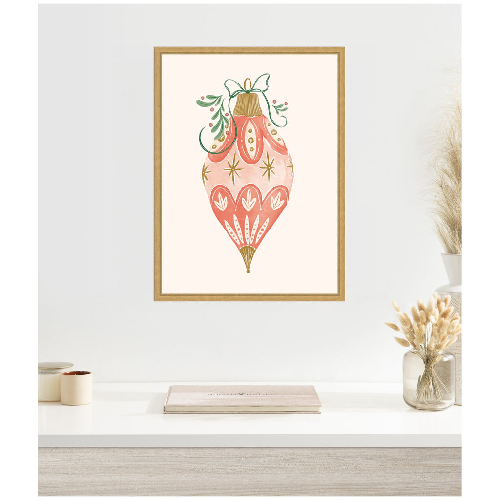 Sylvie Framed Canvas Holiday Ornament Collection 1 by Jill Labieniec