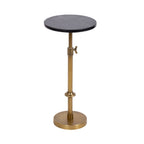 Engles Adjustable Marble Table and Plant Stand