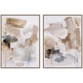 Earth Form No. 1 & No. 2 2 Piece Framed Canvas Wall Art Set by Amy Lighthall