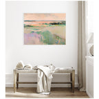 Sylvie Pastel Horizon III Framed Canvas by Amy Lighthall