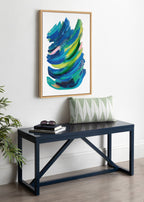 Sylvie Bright Abstract 2 Framed Canvas by Jessi Raulet of Ettavee