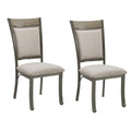 Franklin Dining Side Chair Pewter 2 Pack