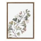Sylvie Botanical Soft Split Fern Framed Canvas by Sara Berrenson