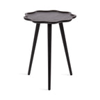 Alezar Scallop Wood Side Table