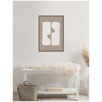 Organic Figures No. 1 by Gabrielly Guedes Framed Canvas Wall Art Print