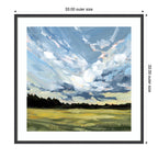 Framed Art Before The Storm by Emily Kenney