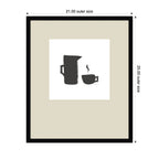Coffee by Gabrielly Guedes Framed Wall Art Print