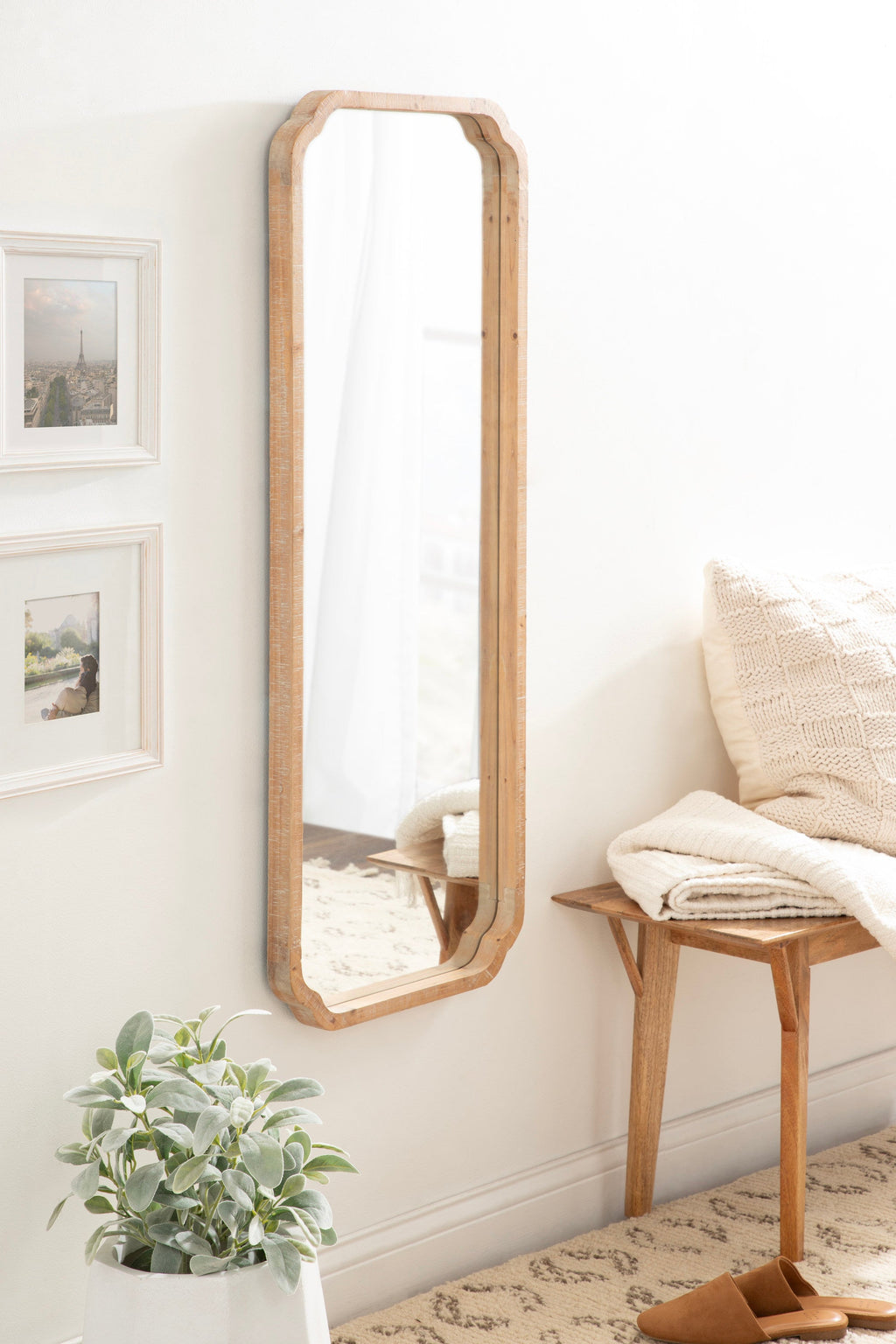 Marston Wood Framed Wall Mirror