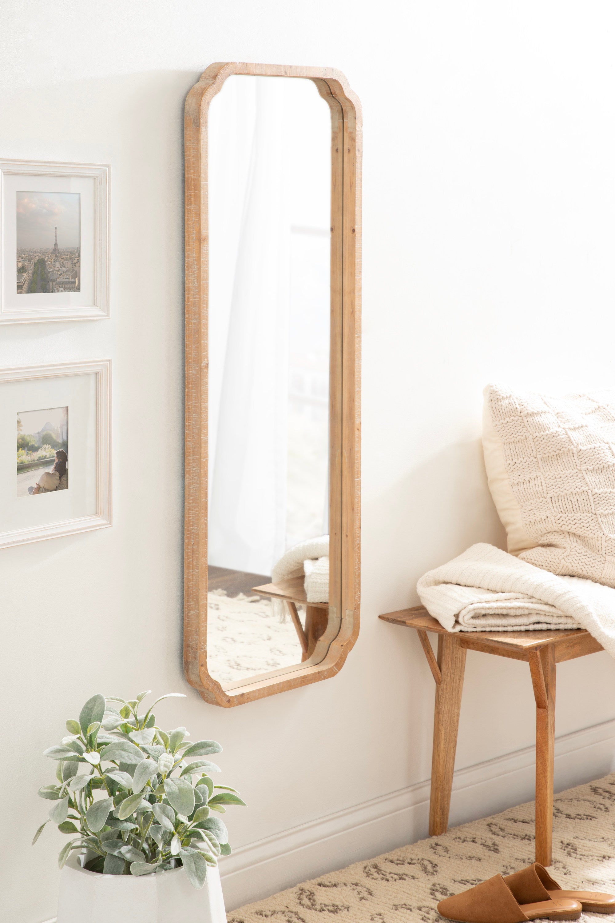 Marston Wood Framed Wall Mirror