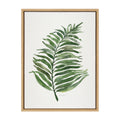 Sylvie Green Fern Framed Canvas by Patricia Shaw