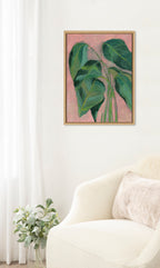 Sylvie Alocasia Framed Canvas by Nikita Jariwala