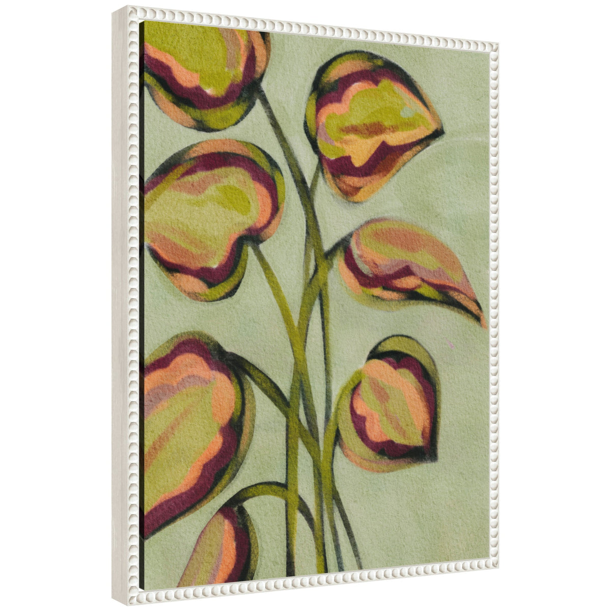 Sylvie Vibrant Foliage Framed Canvas by Nikita Jariwala