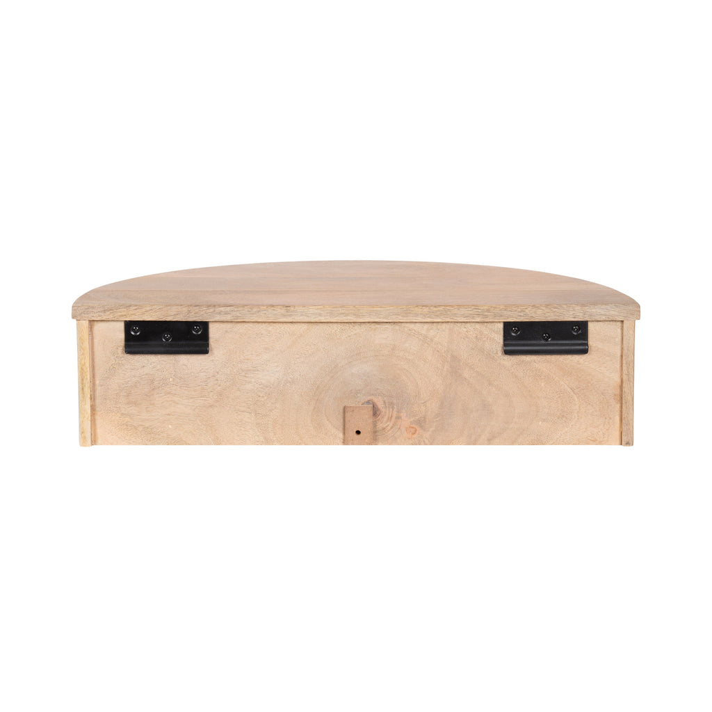 Reid Ribbed Floating Side Table