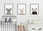 Sylvie Three Bears Framed Canvas By Amy Peterson