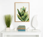 Sylvie Succulent 18 Framed Canvas By Jennifer Redstreake Geary