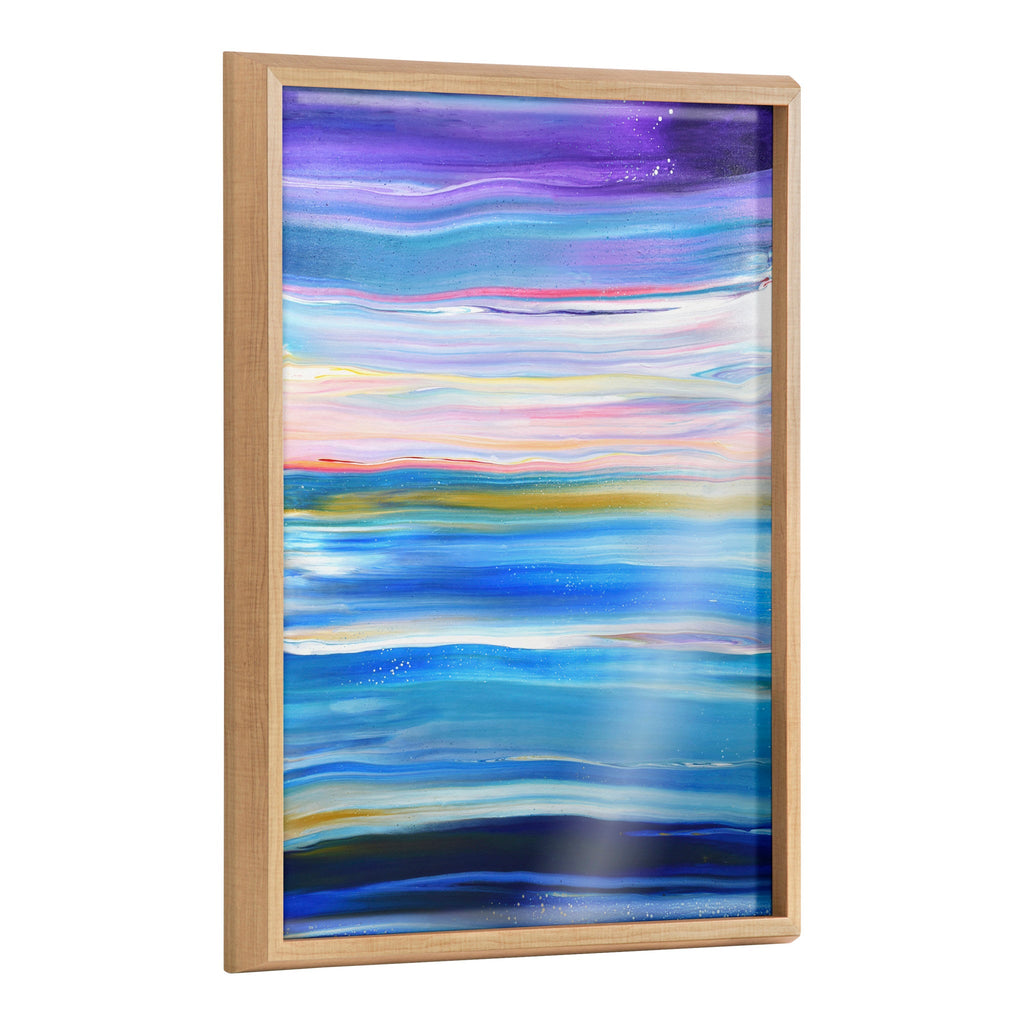 Blake Seaside Serenity Framed Printed Art by Xizhou Xie