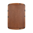 Hera Radius Rectangle Wood Mirror