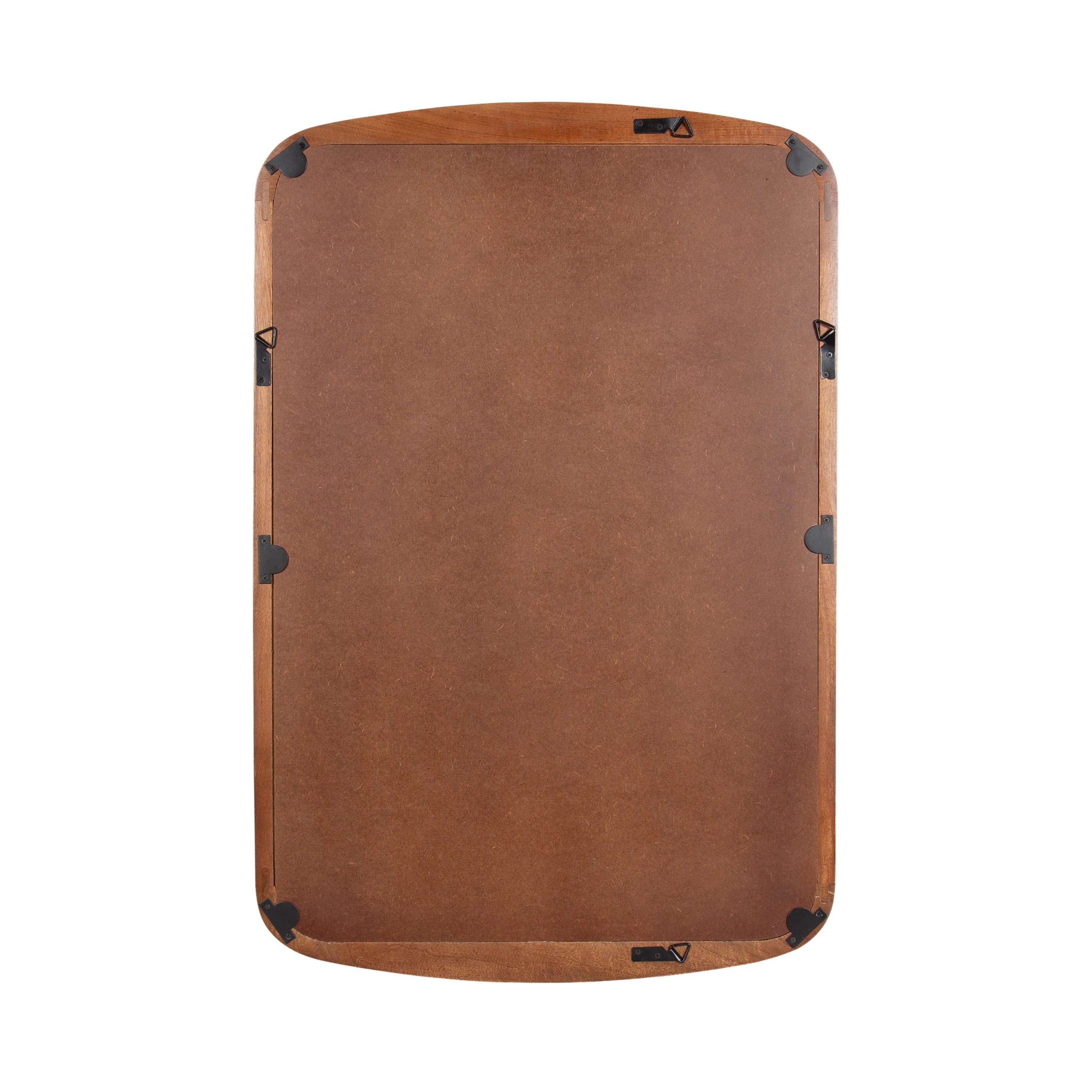 Hera Radius Rectangle Wood Mirror