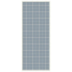 Framed Fabric Pinboard Light Blue Plaid Wall Organization