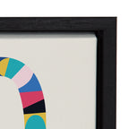 Sylvie Mid Century Modern Lemur Framed Canvas by Rachel Lee of My Dream Wall