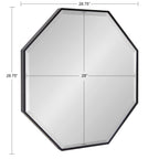 Rhodes Framed Octagon Wall Mirror