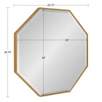 Rhodes Framed Octagon Wall Mirror