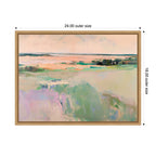 Sylvie Pastel Horizon III Framed Canvas by Amy Lighthall