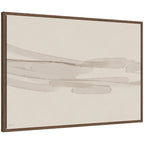 Neutral Tones by Gabrielly Guedes Framed Canvas Wall Art Print