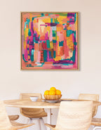 Sylvie I Feel Pretty Framed Canvas by Leah Nadeau