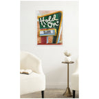 Hold On To Your Shorts by Krista V. Allenstein Framed Canvas Wall Art Print