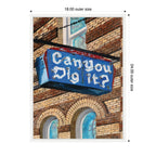 Can You Dig It by Krista V. Allenstein Framed Canvas Wall Art Print