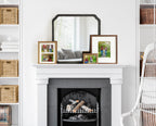 Marston Wood Framed Wall Mirror