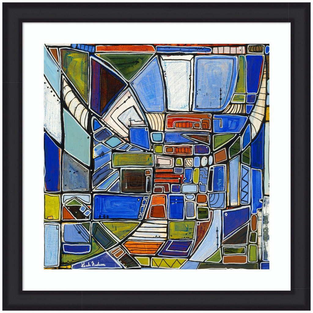 Framed Art Retro Current by Leah Nadeau