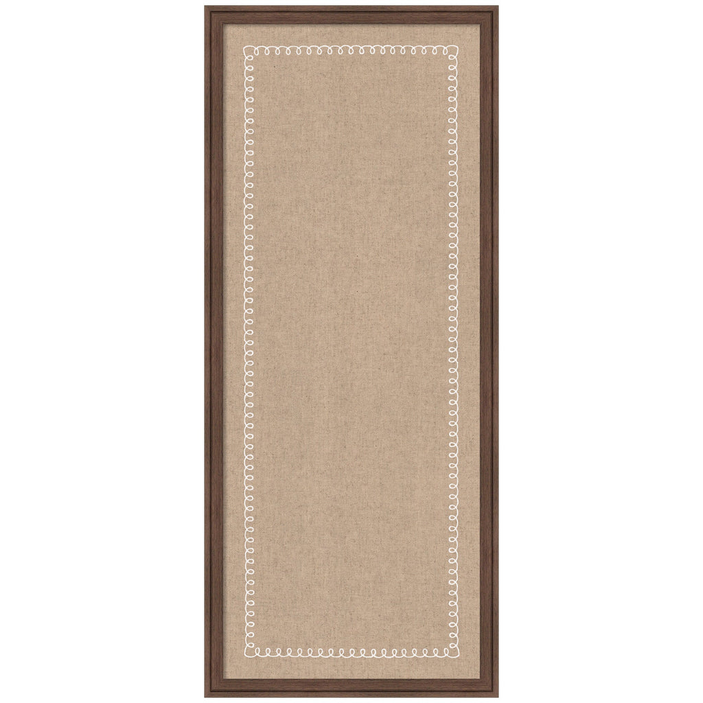 Pinboard White Scalloped Edge
