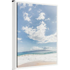 Sylvie Beach Framed Canvas by Alicia Abla