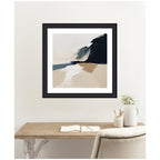 Framed Art Coastal Sand Modern Abstract Landscape II by The Creative Bunch Studio
