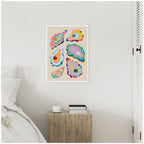 Sylvie Coastal Oysters and Lemon Framed Canvas by Rachel Lee