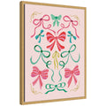 Sylvie Framed Canvas Christmas Bows by Rachel Lee