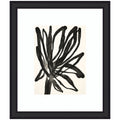 Framed Art Dark Floral by Alicia Bock