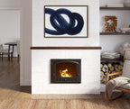 Sylvie Japandi 18 Framed Canvas by Rocket Jack