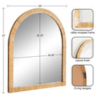 Rahfy Arch Framed Wall Mirror
