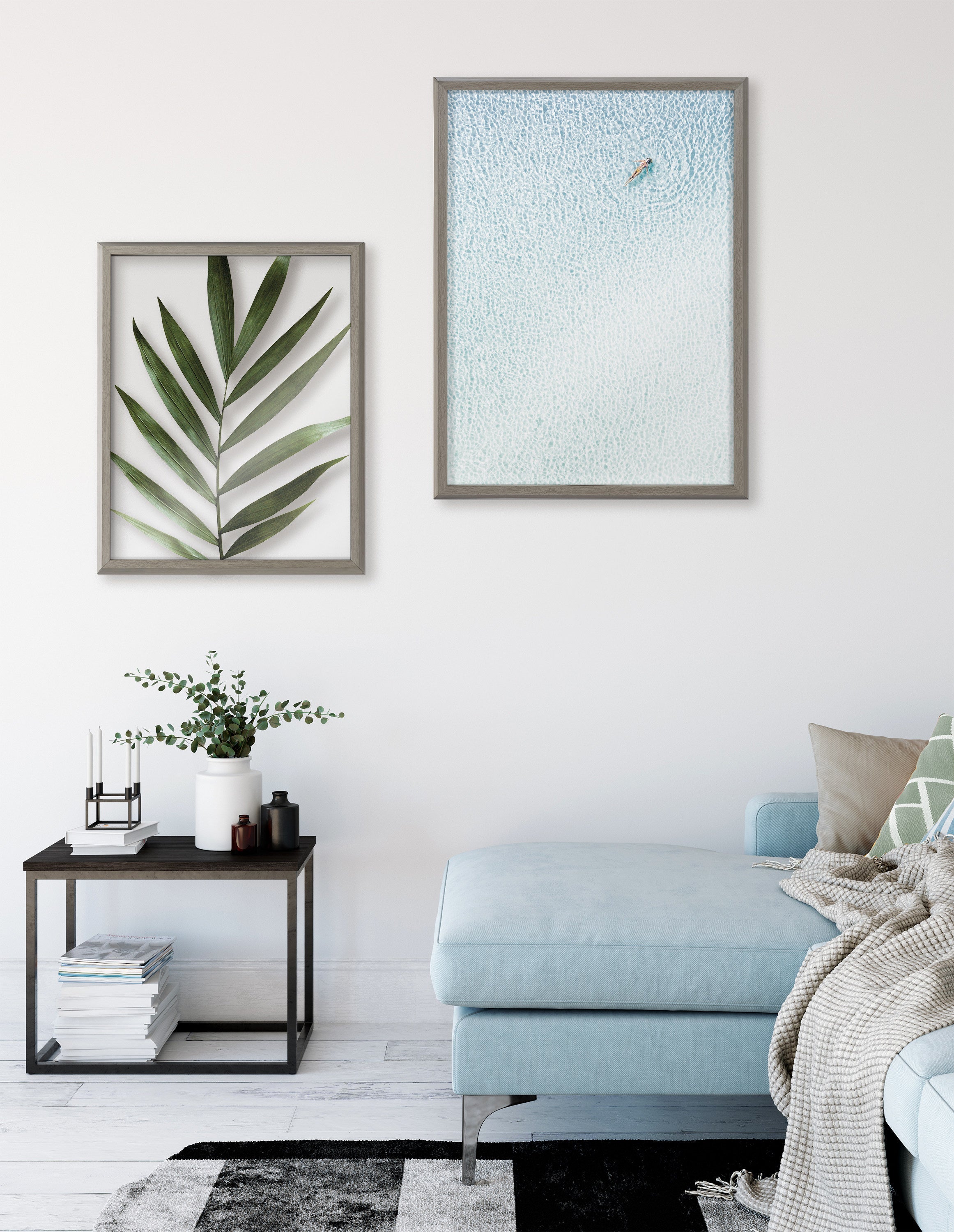 Blake Botanical 5F Framed Printed Glass by Amy Peterson