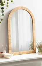 Rahfy Arch Framed Wall Mirror