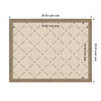 Pinboard Green Lattice Print