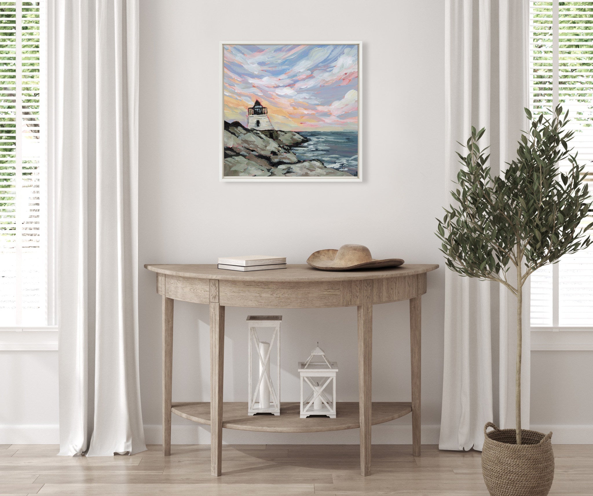 Sylvie Rhode Island Framed Canvas by Emily Kenney