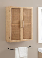 Ori Rattan 2-Door Wall Cabinet